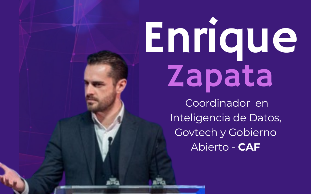 Latam Govtech Leaders. Reconocimiento a Enrique Zapata (CAF)